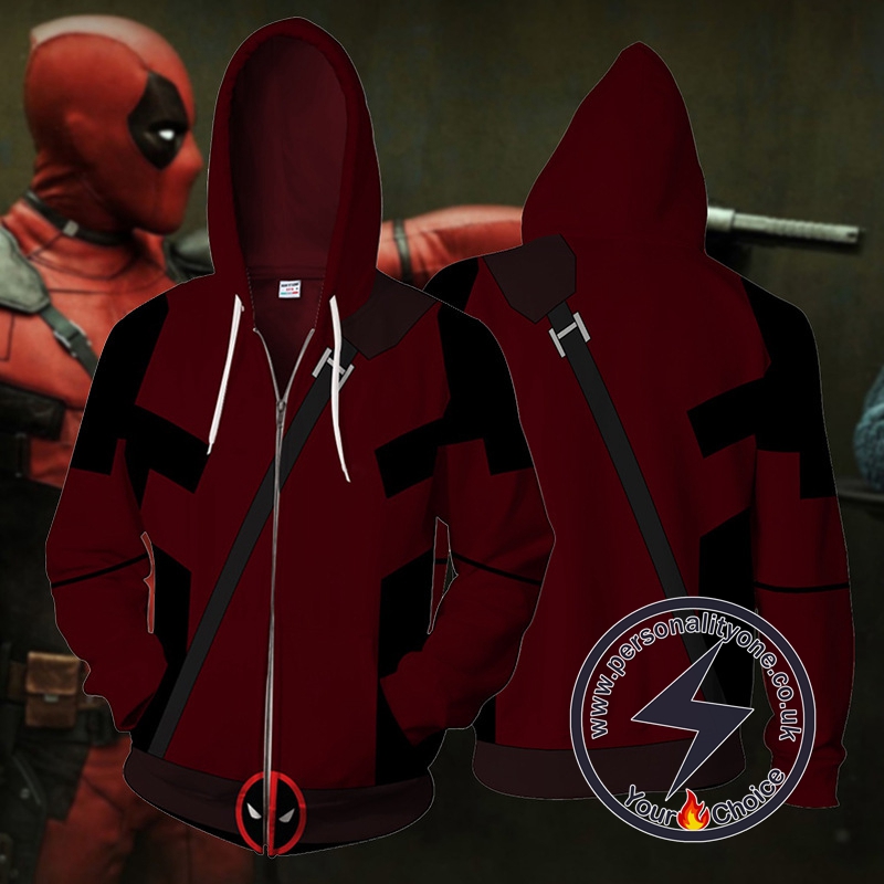 Deadpool 3D Hoodie Jacket